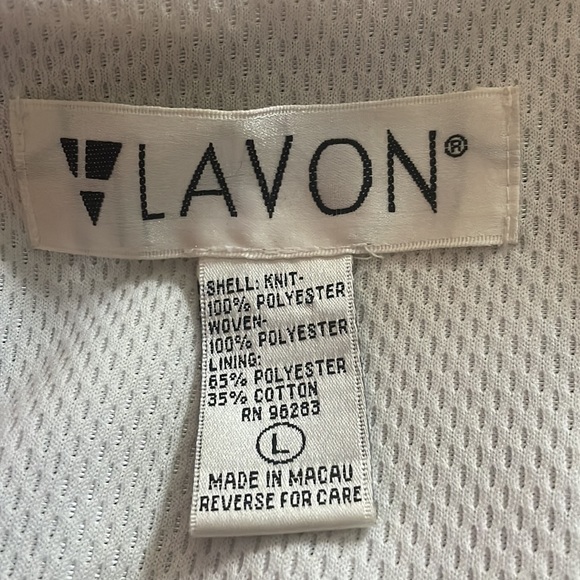 Vintage 80s LAVON Funky Half-Zip Windbreaker. Size: Large - Picture 8 of 8